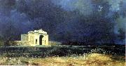 John Longstaff Menin Gate at Midnight France oil painting artist